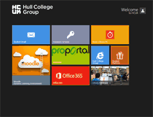 Tablet Screenshot of portal.hull-college.ac.uk